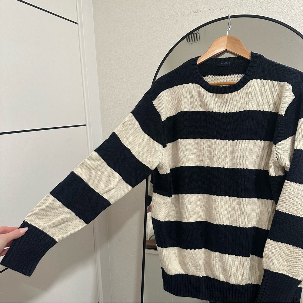 Brandy Melville Martha Cotton Thick Stripe Sweater